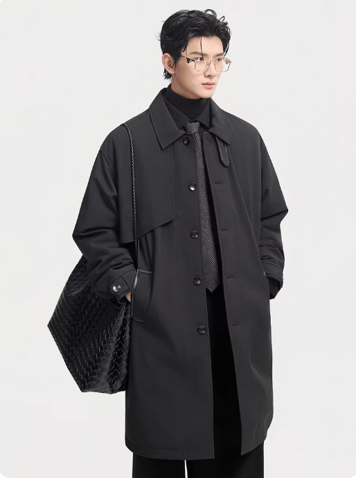 Men's Mid-Length Down Jacket For Winter - Image 2
