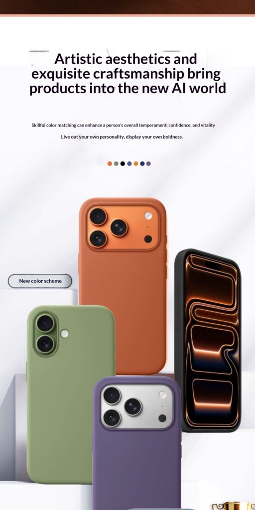 Liquid Silicone Magnetic All-inclusive Animated Phone Case