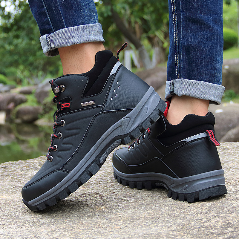 Men's Outdoor Hiking Boots High-top Single-layer Shoes