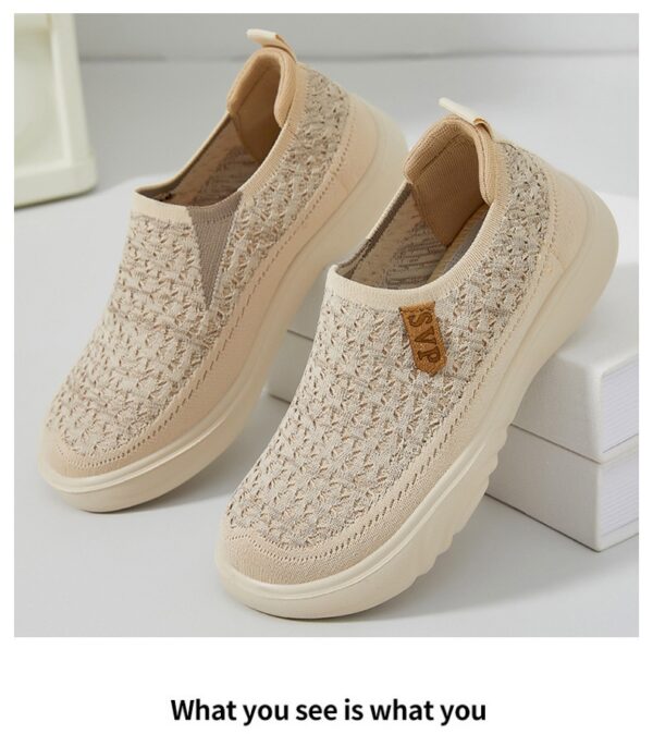 Versatile Spring Flyknit Breathable No-odor Casual Shoes - Image 17
