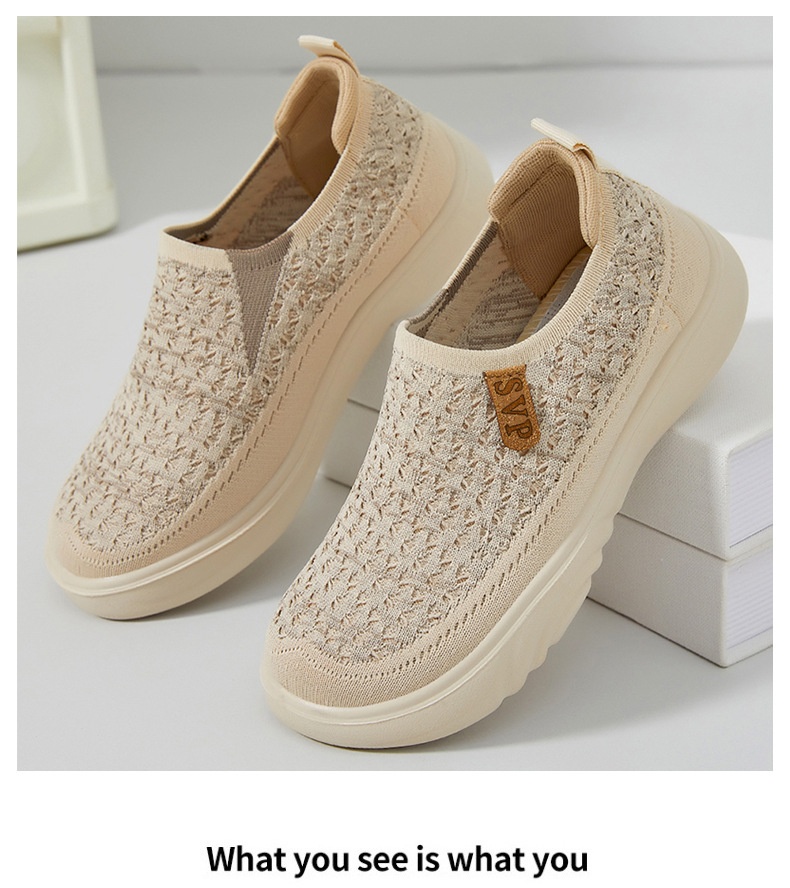 Versatile Spring Flyknit Breathable No-odor Casual Shoes - Image 17
