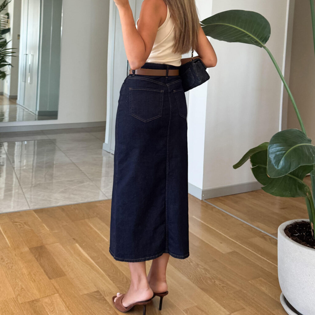 European And American Women's Fashion Casual Denim Skirt