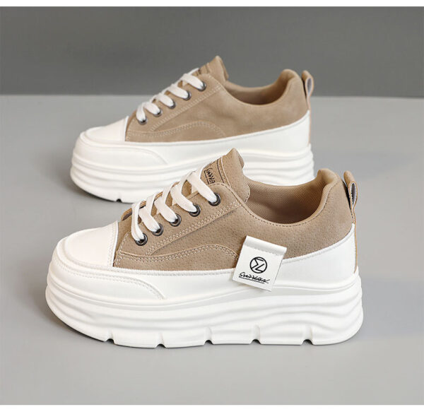 Women's Hidden-Heel Thick-Soled Durable All-Match Breathable Sneakers - Image 16