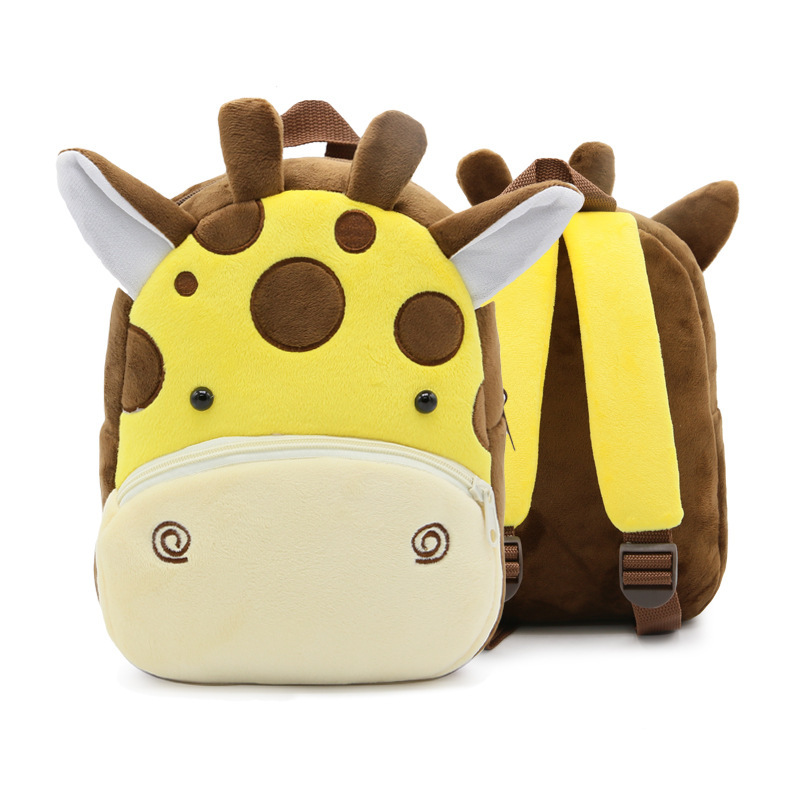 Cute Plush Backpacks Kindergarten Cartoon School Bags Children Animal Toys Bag - Image 20