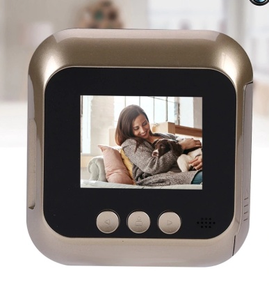 2.4 Inch Security Smart Doorbell Peephole Camera Electronic Cat Eye - Image 4