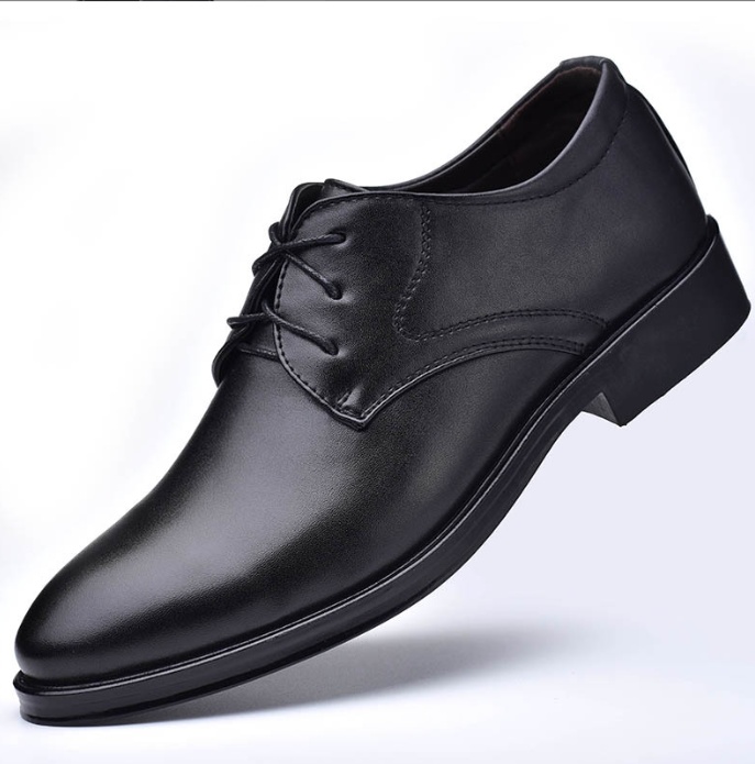 Black Shoes With Pointed Toe For Men - Image 19