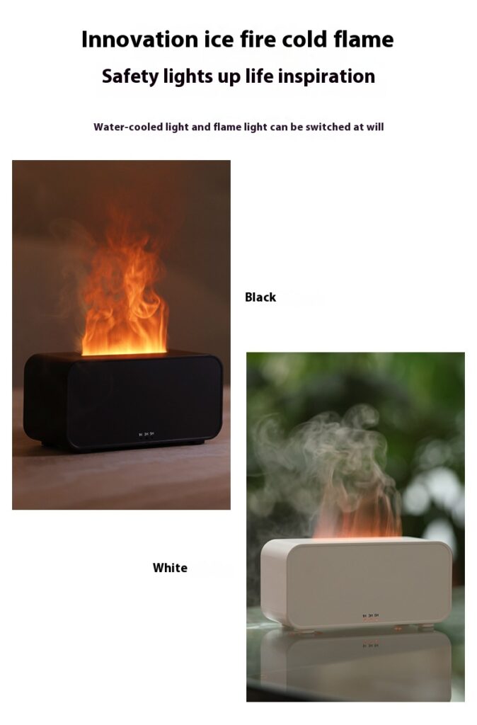 Timing Simulation Aroma Diffuser Usb Household Flame Humidifier  Aromatherapy Machine Spray Air Flame Humidifier Diffuser