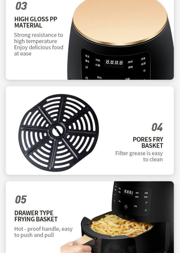 Air Fryer Smart Touch Home Electric Fryer - Image 10