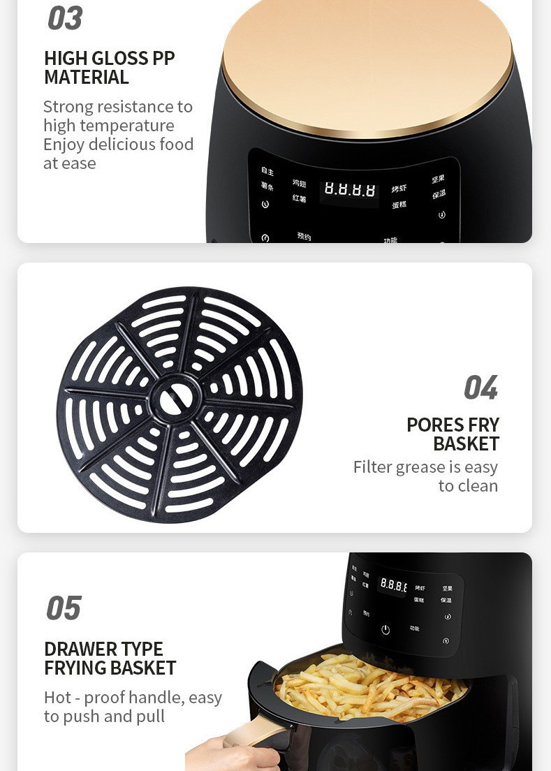 Air Fryer Smart Touch Home Electric Fryer - Image 10