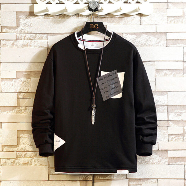 Loose Fat Shirt Long-sleeved Sweater Men - Image 6