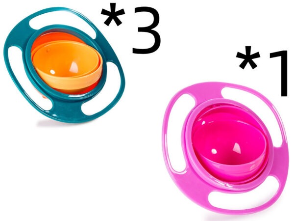 360 Rotate Universal Spill-proof Bowl Dishes - Image 44