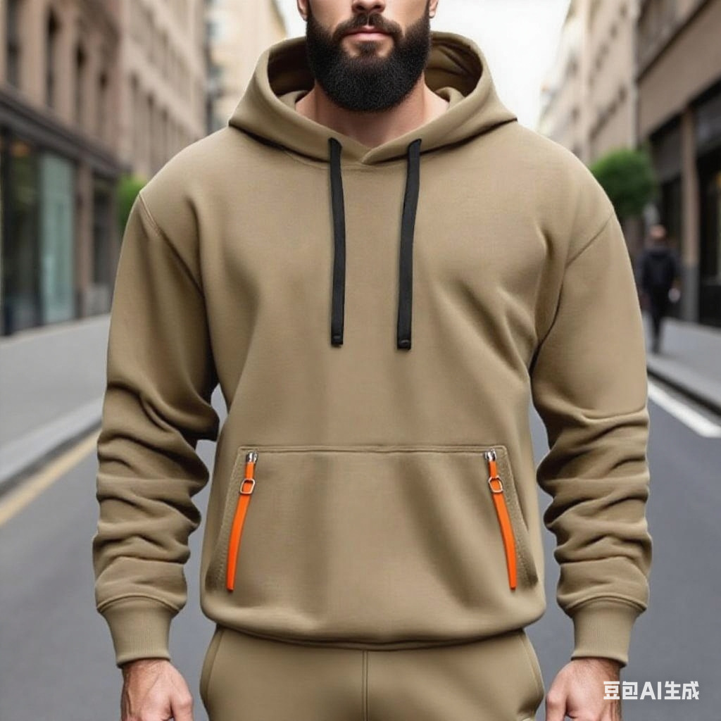 New Fallwinter Mens Fleece-lined Hoodie - Image 1