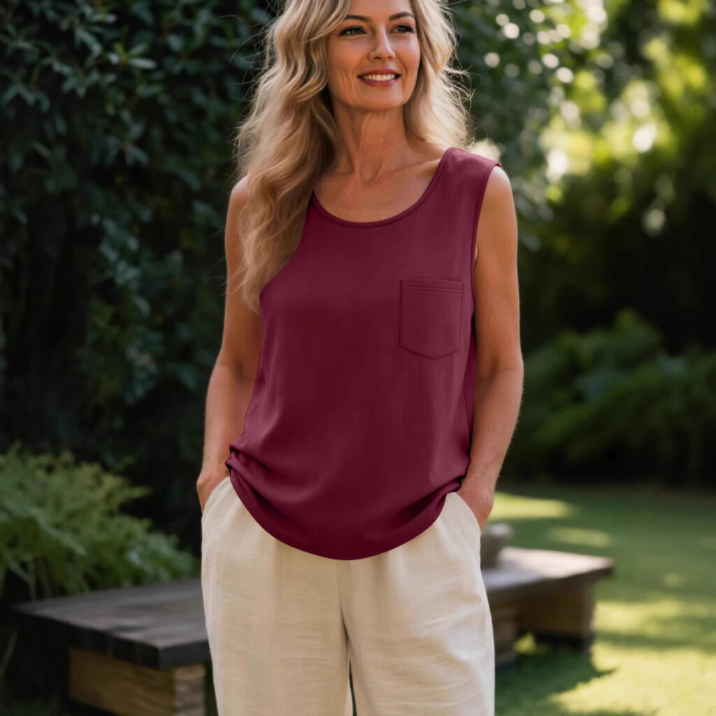 Women's Casual Loose Fashion Cotton And Linen Vest