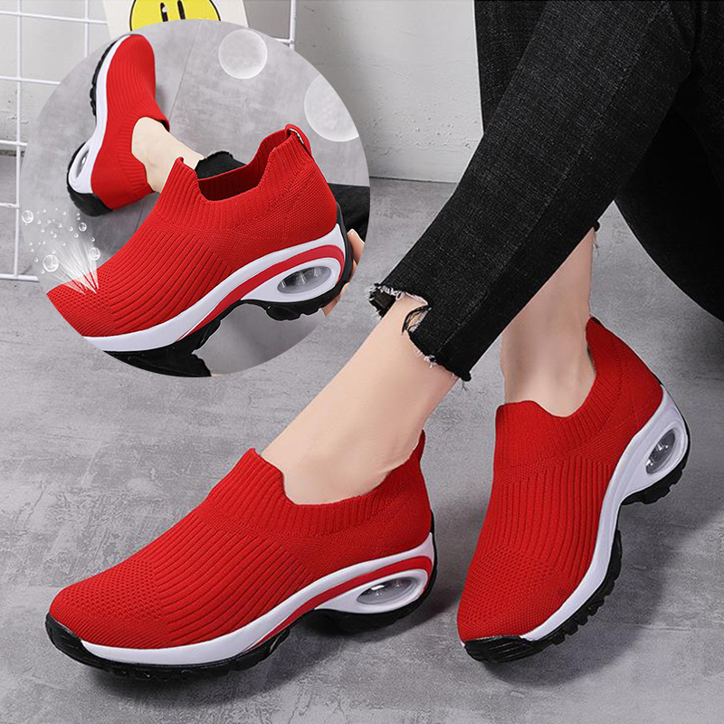Sneakers Women Air Cushion Mesh Breathable Running Sports Shoes - Image 1