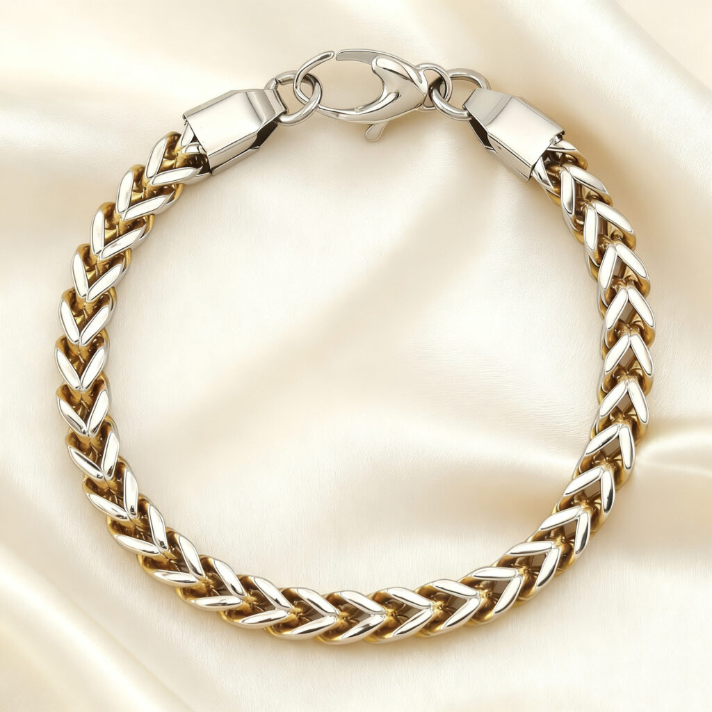 Hip-hop Personality Reversible Four-sided Bracelet