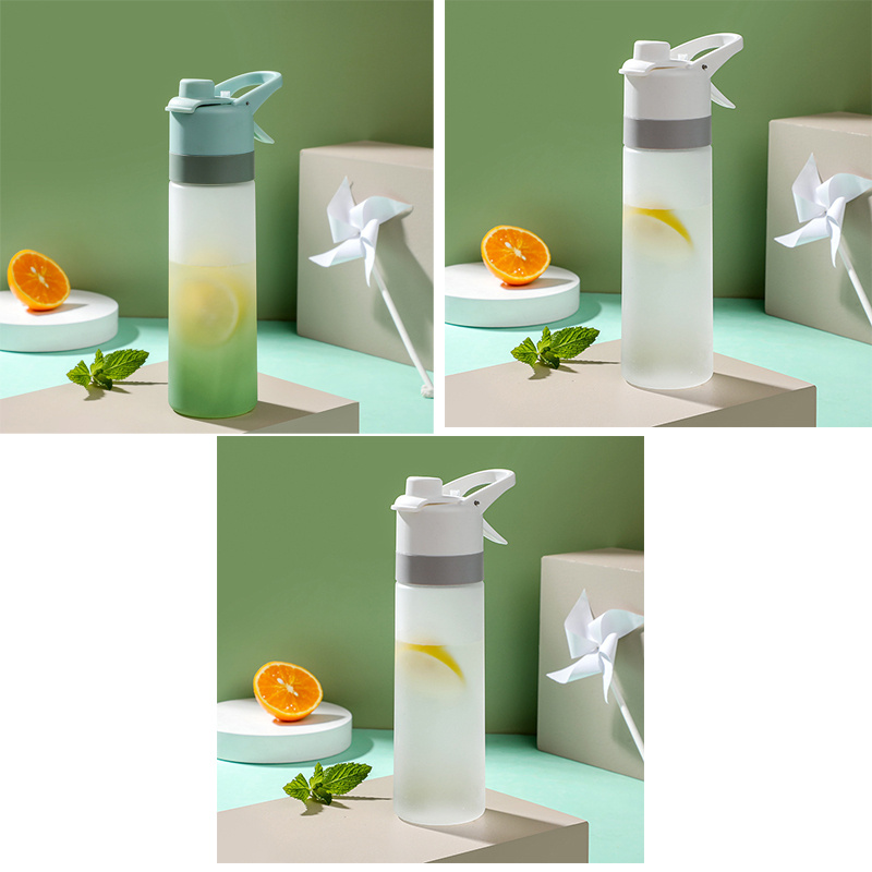 Spray Water Bottle For Girls Outdoor Sport Fitness Water Cup Large Capacity Spray Bottle Drinkware Travel Bottles Kitchen Gadgets - Image 28