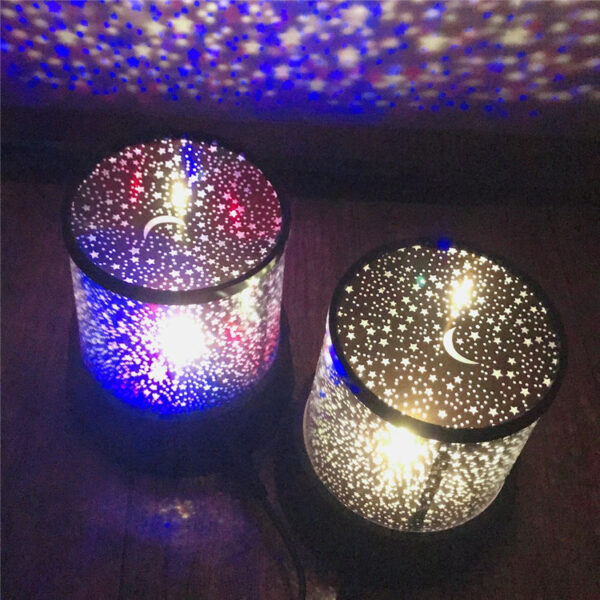 LED Night Light Projector Lamp Colorful Star Light (Random Color) - Image 6