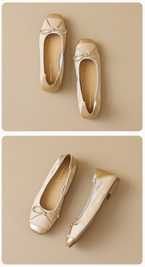Women's Soft-soled Low-cut Bow-tie Flat Shoes