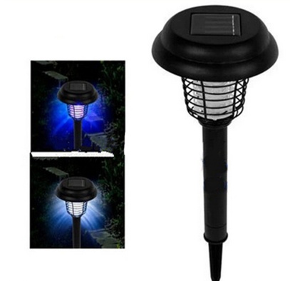 Solar Led Rechargeable Anti-Mosquito Lamp Electronic Fly Bug Zapper Insect Pest  Uv Trap Outdoor Garden Lawn Lamp - Image 4