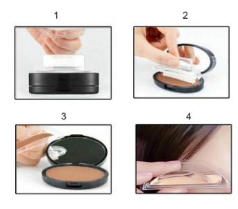 Eyebrow Powder Stamp Tint Stencil Kit Cosmetics Professional Makeup Waterproof Eye Brow Stamp Lift Eyebrow Enhancers Stencil Kit - Image 7