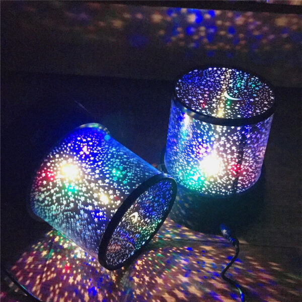 LED Night Light Projector Lamp Colorful Star Light (Random Color) - Image 5