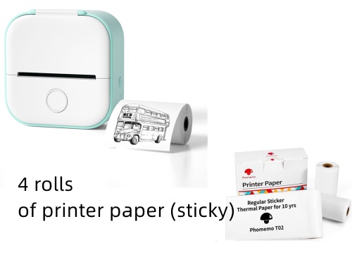 Portable Mini Thermal Label Printer Home Photo Printer Student Wrong Question Printer Bluetooth-compatible Mini Label Printer Price Tag - Image 30