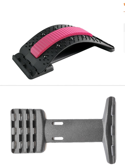 Back Stretcher Adjustable Back Cracker Massage Waist Neck Fitness Lumbar Cervical Spine Support Pain Relief - Image 26