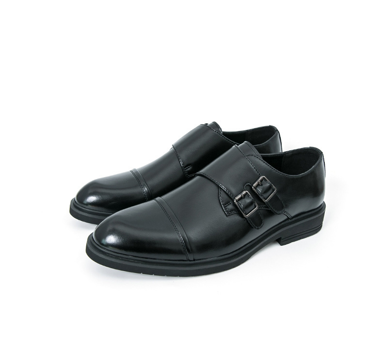 Pointed-toe Business Formal Leather Boots
