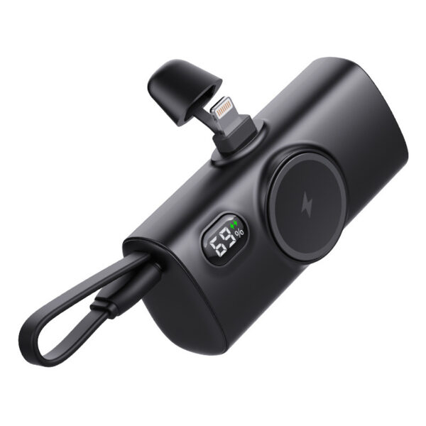 Wireless Magnetic Watch Power Bank With Built-in Cable - Image 9