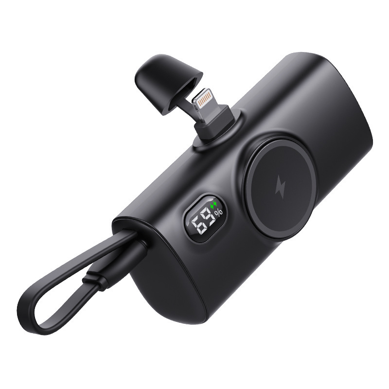 Wireless Magnetic Watch Power Bank With Built-in Cable - Image 9