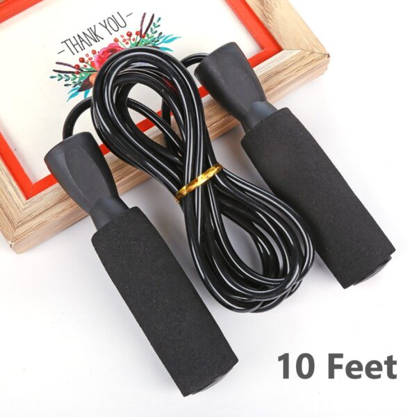 Gym Aerobic Exercise Boxing Skipping Rope Adjustable Bearing Speed Fitness Bearing Rope Tangle-Free Jumping Rope Speed Equipments Skipping Adjustable Skipping Rope - Image 2