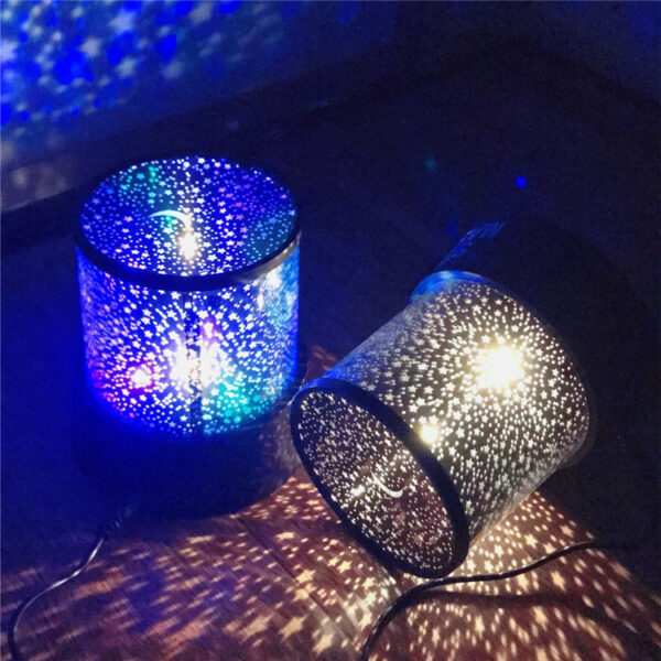 LED Night Light Projector Lamp Colorful Star Light (Random Color) - Image 7