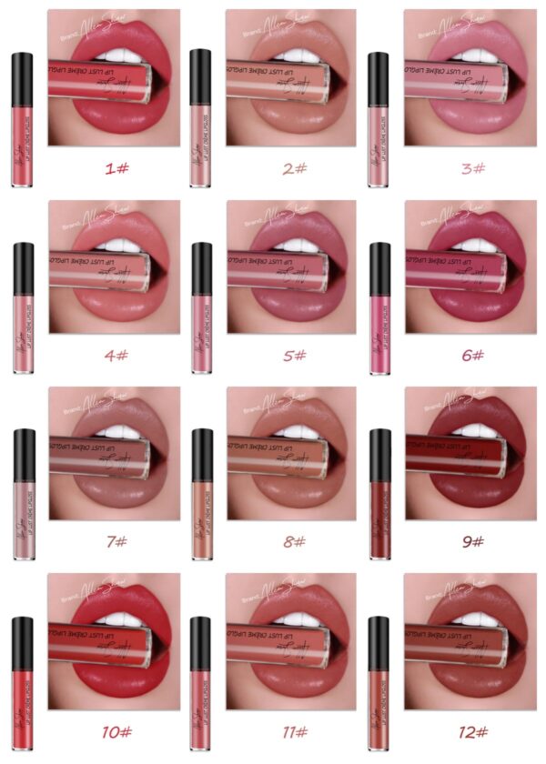 Silky Cream Texture Lip Gloss Aliexpress Shopee Cross-Border Exclusive Lip Glaze Lip Gloss Lipstick - Image 20