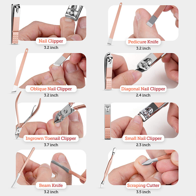 Professional Scissors Nail Clippers Set Ear Spoon Dead Skin Pliers Nail Cutting Pliers Pedicure Knife Nail Groove Trimmers - Image 22