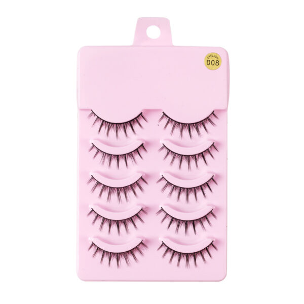 5 Pairs Manga Lashes New Arrival Anime Cosplay Natural Wispy  Korean Makeup Artificial False Eyelashes - Image 11