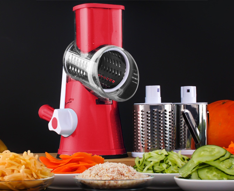 Manual Kitchen Accessories Multifunctional Round Mandoline Potato Slicer Vegetable Cutter Slicer Cheese Kitchen Gadgets - Image 17