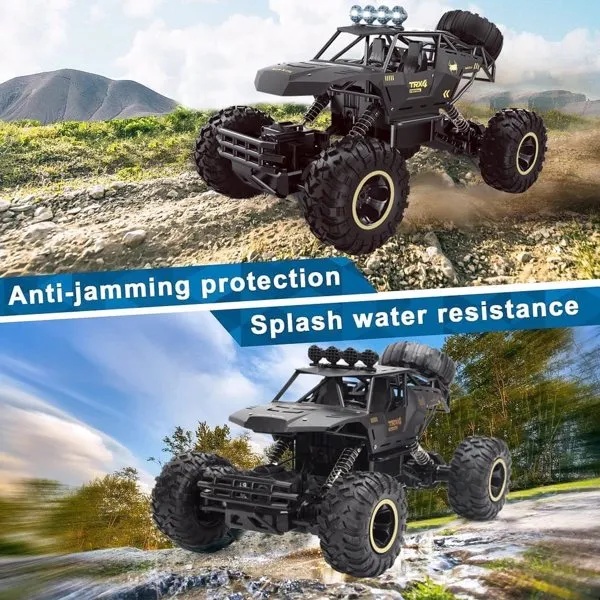 2026 2 Batteries 1-12 Rock Crawler Rechargeable Off Road Truck 4WD , Metal Shell LED Headlights RC Remote Control Off Road Car Truck,Logistics Is Randomly Sent By UPS&USPS&UNI&GOFO - Image 3