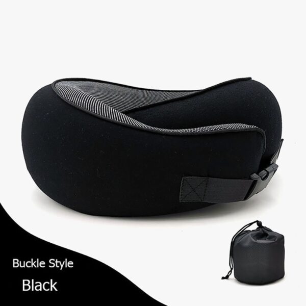 Travel Neck Pillow Non-Deformed Airplane Pillow Travel Neck Cushion Durable U-Shaped Travel Memory Cotton Nap Neck Pillow - Image 29