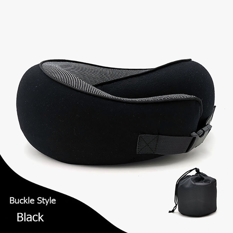 Travel Neck Pillow Non-Deformed Airplane Pillow Travel Neck Cushion Durable U-Shaped Travel Memory Cotton Nap Neck Pillow - Image 29