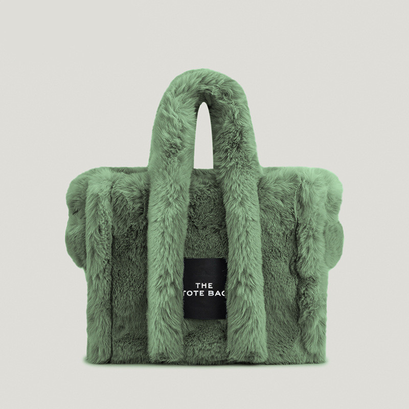 Plush Handheld Women's Bag Simple Plush