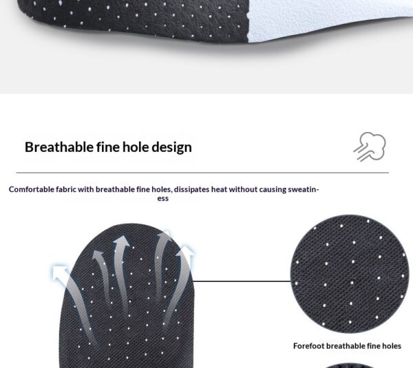 Arch-support Athletic Insoles With Sweat-absorbing Latex Air Cushioning - Image 8
