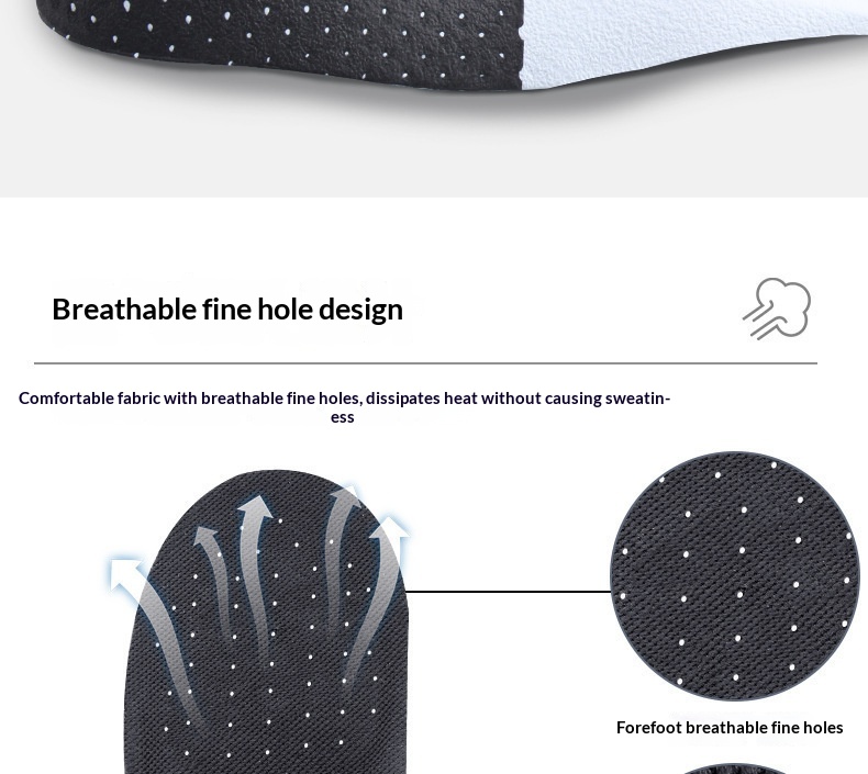 Arch-support Athletic Insoles With Sweat-absorbing Latex Air Cushioning - Image 8