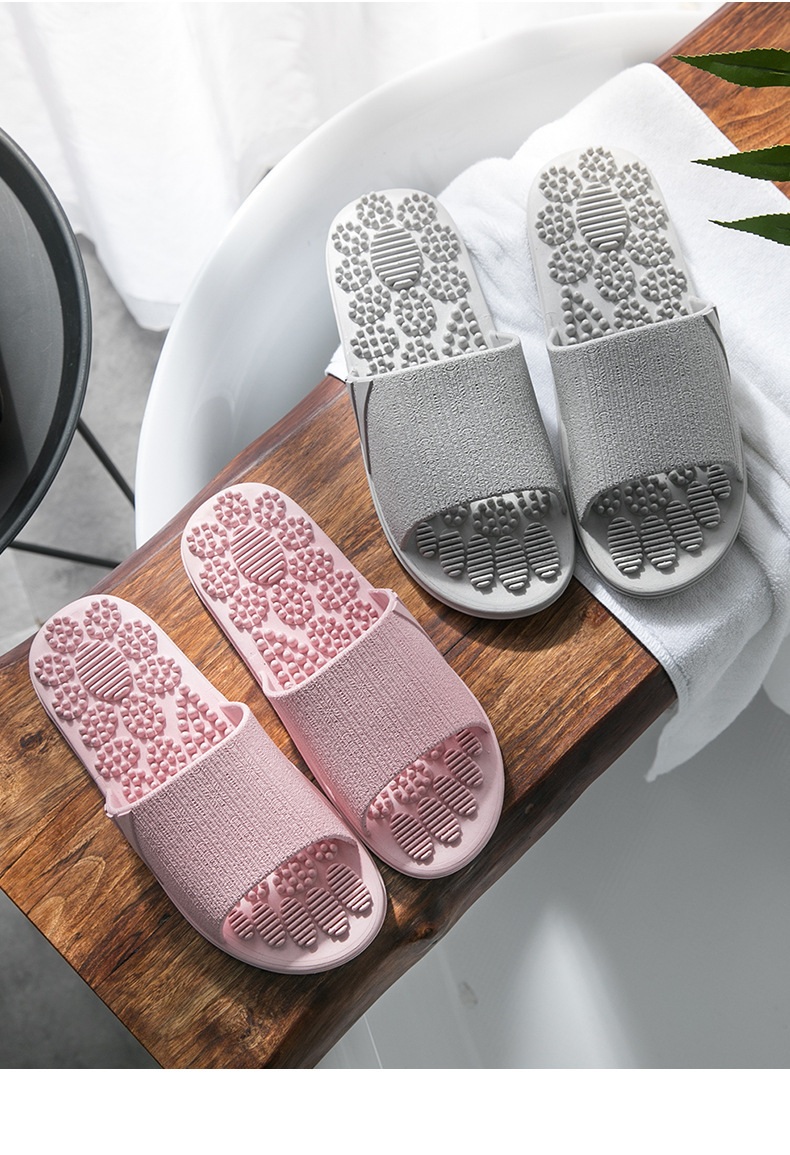 Reflexology Foot Massage Slippers Bath Slippers Tension Relief Acupuncture Feet Massager Household Slipper Foot Health Care - Image 5