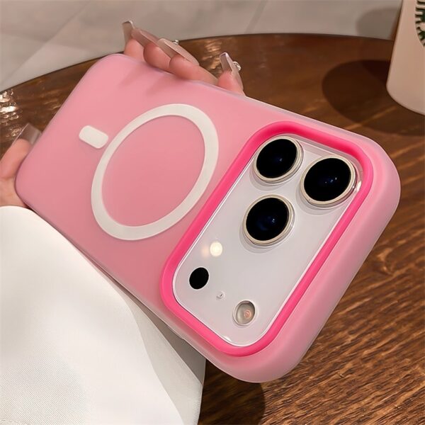 Suitable For 17 Pro Max Phone Case  Jelly Magnetic Two in one Frosted Simple Drop proof - Image 91