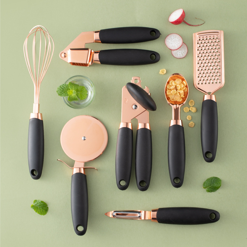 Kitchen Household Peeler Gadget Copper Plating Set - Image 1