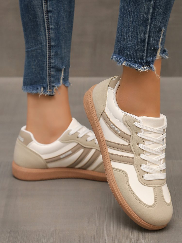 European And American-style Retro Color-Block Sneakers - Image 13