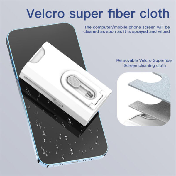 5 In 1 Screen Cleaner Kit Camera Phone Tablet Laptop Screen Cleaning Tools Earphone Cleaning Brush Pen For Office - Image 16