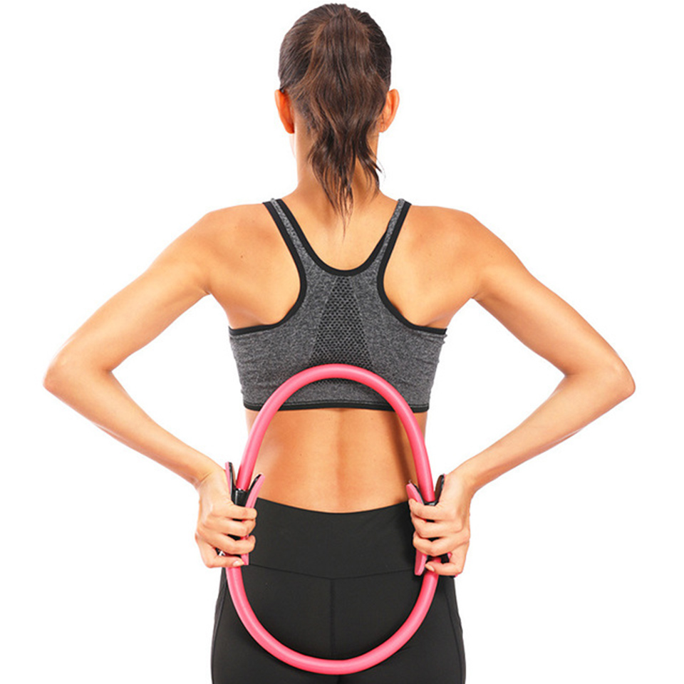 Yoga Fitness Pilates Ring Women Girls Circle Magic Dual Exercise Home Gym Workout Sports Lose Weight Body Resistance - Image 22