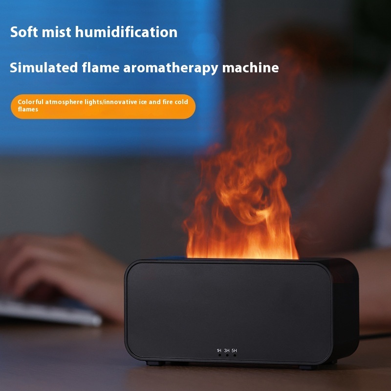 Timing Simulation Aroma Diffuser Usb Household Flame Humidifier  Aromatherapy Machine Spray Air Flame Humidifier Diffuser - Image 4