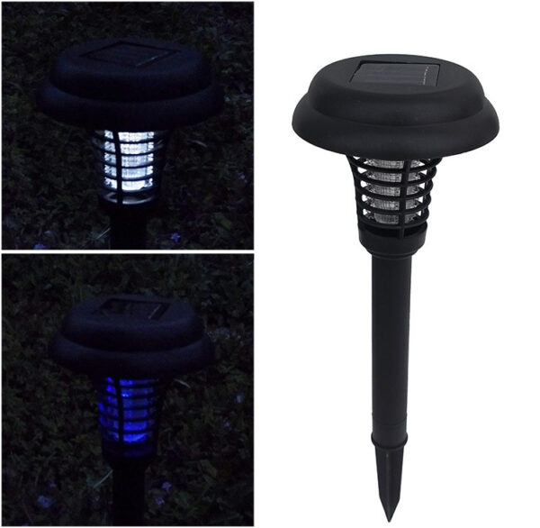 Solar Led Rechargeable Anti-Mosquito Lamp Electronic Fly Bug Zapper Insect Pest  Uv Trap Outdoor Garden Lawn Lamp - Image 6